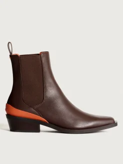 COWBOY-STIEFELETTE RODEO BRAUN