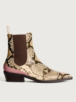 COWBOY-STIEFELETTE RODEO BEIGE