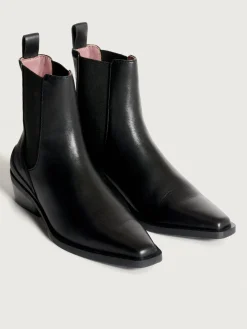 COWBOY-STIEFELETTE RODEO SCHWARZ
