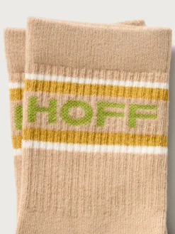 MELIERTE BEIGE SOCKEN