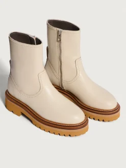 OFFICE OFF WHITE LEDERSTIEFEL