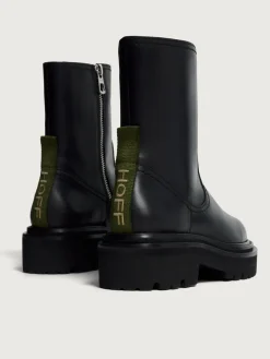OFFICE SCHWARZER LEDERSTIEFEL