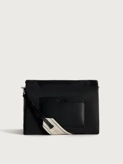 SCHULTERTASCHE EVEREST NYLON SCHWARZ