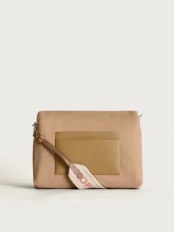 SCHULTERTASCHE EVEREST NYLON CAMEL