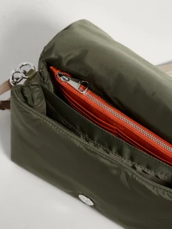SCHULTERTASCHE EVEREST NYLON DUNKELGRÜN