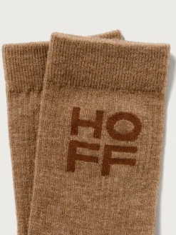 TAUPEFARBENE KASCHMIR-SOCKEN